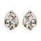 Fashionable Handmade Stone And Bead Cluster Stud Earrings SLER0112