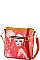 NICOLE LEE RHINESTONE EMBELLISHED DOTTY CROSS BODY BAG