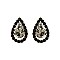 POSH CRYSTAL STONE TEARDROP EARRING SLERK0108