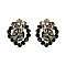 CHIC CRYSTAL STONE FLOWER EARRING SLERK0111