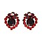 CHIC CRYSTAL STONE FLOWER EARRING SLERK0111