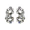 Trendy Small Stone Cluster Stud Earrings SLERK23