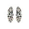 Fashionable Small Stone Cluster Stud Earrings SLERK25