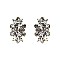 Trendy Small Stone Cluster Stud Earrings SLERK26