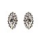 Trendy Stone Cluster Stud Earrings SLERK27