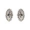 Trendy Stone Cluster Stud Earrings SLERK27