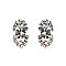 Trendy Stone Cluster Stud Earrings SLERK29