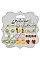 PACK OF 12 STYLISH ASSORTED COLOR 12-PAIR MULTI EARRING SET