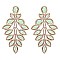 Chic Flower Vine Rhinestone Earrings SLERY8955