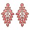 Chic Flower Vine Rhinestone Earrings SLERY8955