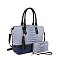 blue croc handbags
