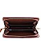 Two-Tone Flap Fashion Backpack Wallet Set