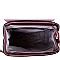 Crocodile Embossed Fashion Backpack Wallet Set