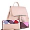 BLOCK MOSAIC BACKPACK WALLET SET
