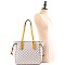 String Shopper Monogram Tote Wallet SET