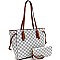 String Shopper Monogram Tote Wallet SET