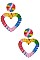 PACK OF 12 ASSORTED COLOR FASHION DANGLE EARRING