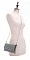 Real Crystal Stone Embellished Flap Crossbody Evening Bag