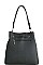 2 IN 1 BUCKET BAG AND CROSSBODY  WITH LONG STRAP