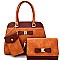 EW1330A-LP Bow Accent 3 in 1 Satchel SET