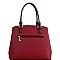 THREE TONE SATCHEL WRISTLET SET