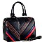 COLOR BLOCK MONOGRAM BOSTON SATCHEL SET