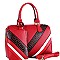 COLOR BLOCK MONOGRAM BOSTON SATCHEL SET