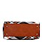 CHECKERED BOSTON SATCHEL WALLET SET