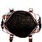 CHECKERED BOSTON SATCHEL WALLET SET