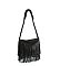Twist Fringe Shoulder Bag