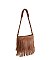 Twist Fringe Shoulder Bag