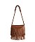 Twist Fringe Shoulder Bag