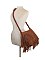 Twist Fringe Shoulder Bag