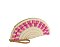 Straw Half Moon Clutch Wristlet