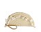 Straw Half Moon Clutch Wristlet