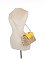 Straw Buckle Flap Crossbody Satchel