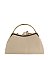 Satin Flower Frame Handle Clutch Evening Bag