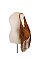 Faux Suede Fringe Shoulder Bag