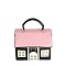 Home Sweet Home House Shaped Satchel Crossbody Bag
