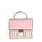 Home Sweet Home House Shaped Satchel Crossbody Bag
