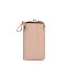 Chevron Quilted Kiss Lock Crossbody Wallet