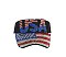 USA American Flag Plain Sport Sun Visor Bling Cap