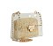 See Thru Studded Flap Crossbody Bag