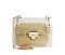 See Thru Studded Flap Crossbody Bag