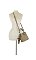 Fashion Bucket Satchel with Bag Charm
