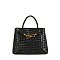 Fashion Woven Muse Brass Satchel