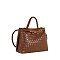 Fashion Woven Muse Brass Satchel