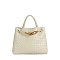 Fashion Woven Muse Brass Satchel