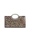 Embellished Round Handle Clutch Evening Bag