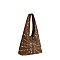 Silver Studded Shoulder Bag